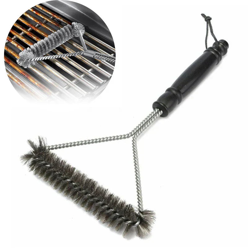GrillPro Brush | Stainless Steel Grill Brush | Heat Resistant & Non-Stick | Ergonomic Handle