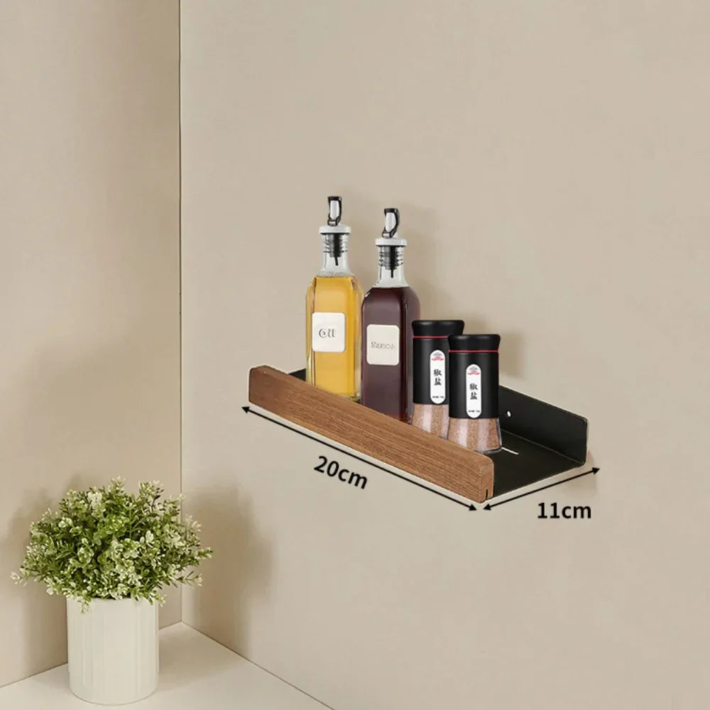 CulinaWood Kitchen Wall Shelf