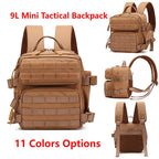Tactivo Mini-Rucksack 9L | MOLLE-Outdoor Backpack | Compact & Durable | For Hiking, Camping & EDC