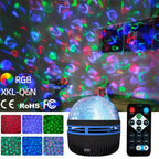 360-Degree Rotating USB Galaxy Projector with Music Sync