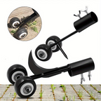 Heavy-Duty Metal Weed Remover Roller, No-Bend Crevice and Stair Weed Puller