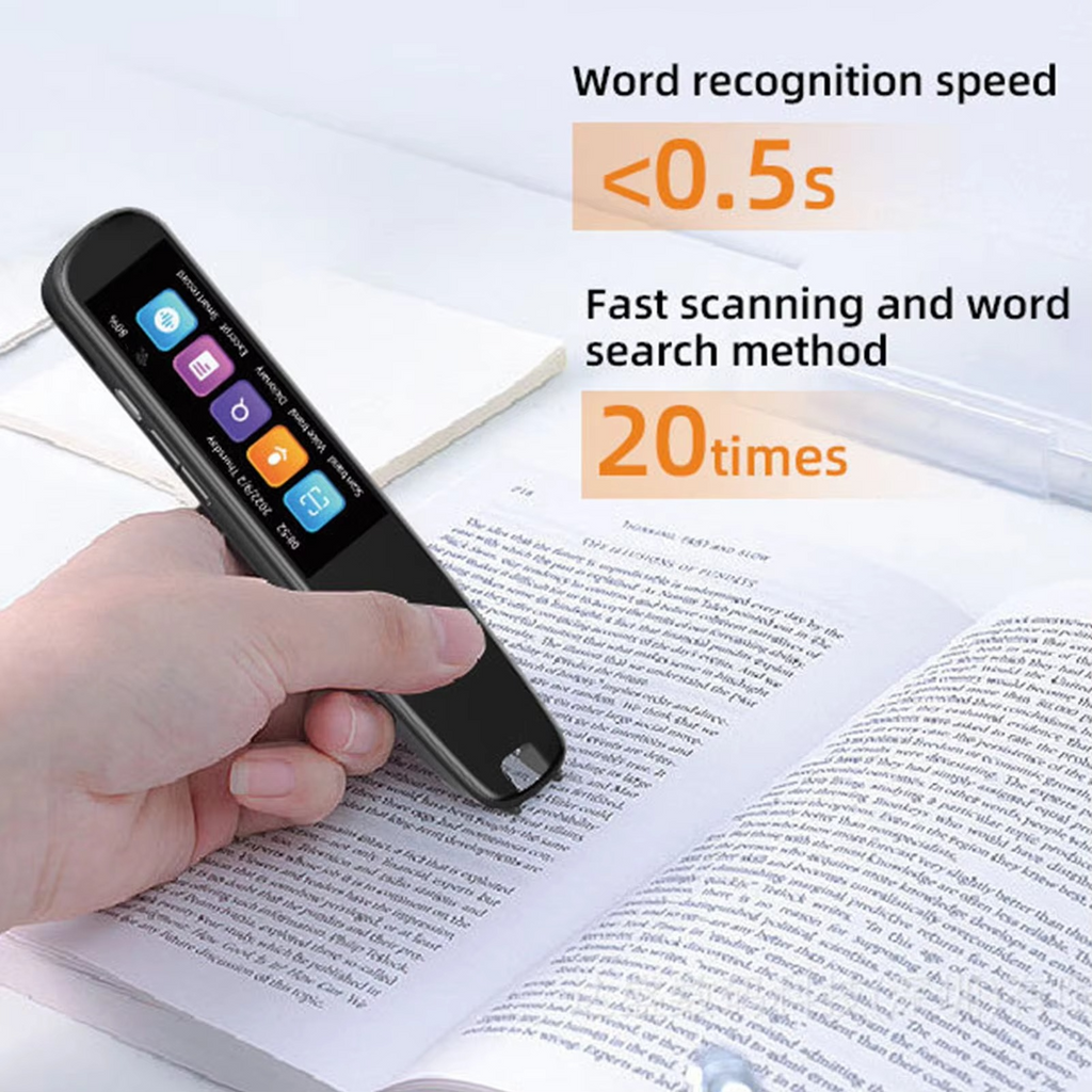 Smart WiFi Scanning Translation Pen with 2MP Camera and 131-Language Support