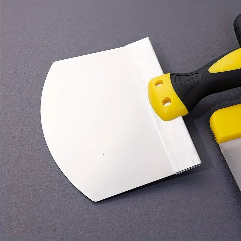 ProFlexa Stainless Steel Spatula with Rubber Grip | Rustproof & Flexible | For Paint, Plaster & DIY Projects