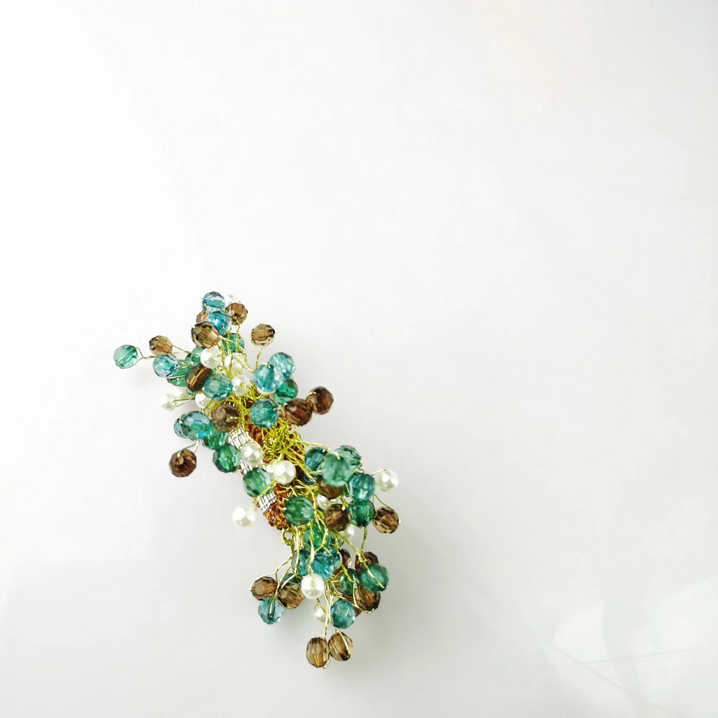 Colorful Acrylic Bead Napkin Ring Set of 4