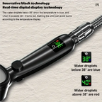 LED Showerhead with Digital Temperature Display | High Pressure & Water Saving