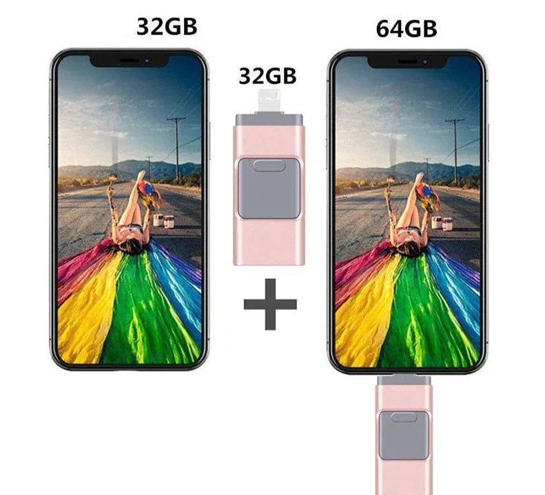 DataFlex 4-in-1 Memory Stick – USB Storage for Phone, Tablet and PC