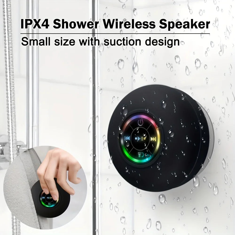 Soundplash Shower Speaker | Waterproof & Wireless | With Suction Cup & Bluetooth 5.0