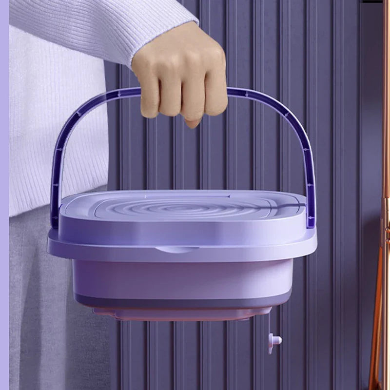 8L Portable Mini Folding Washing Machine