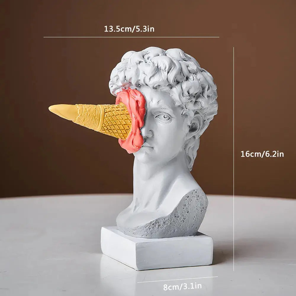David Statue Ice Cream Edition: Gourmet and Elegant Art