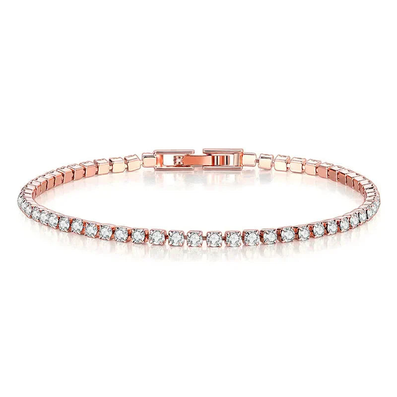 Tennis Bracelet – Shine with Attitude: Elegance in Sterling Silver and Hip-Hop Flair!