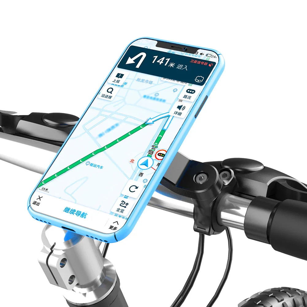RIDELOCK Pro Mount | Shockproof Phone Holder for Bike & Motorcycle | 360° Rotatable | For 4.7–7.2" Smartphones