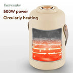 NutriCook One Electric Mini Cooker 1L | Portable Slow Cooker & Soup Maker | Smart Timer Function | For Office & Home
