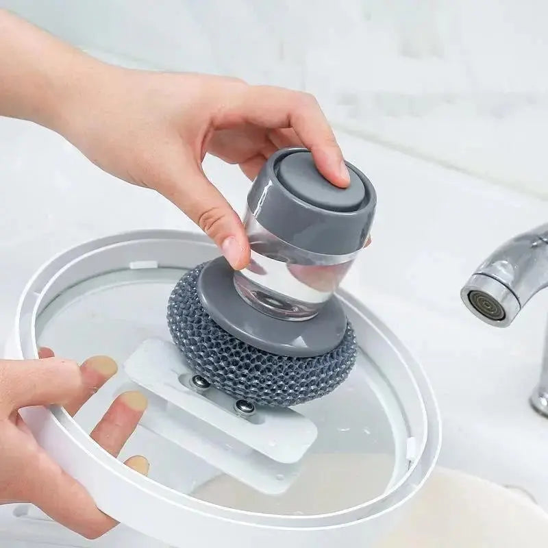 Soap dispenser hand brush ( 5 steel wire balls)