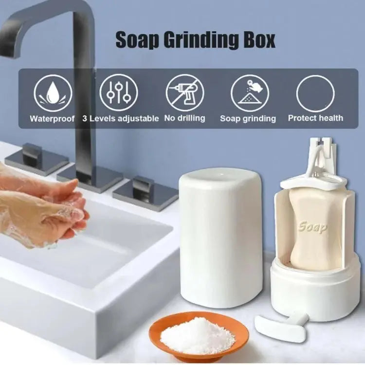Soap dispenser with rubbing function for hygienic application