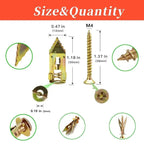 Self-drilling drywall anchors with screws – No pre-drilling, maximum load capacity