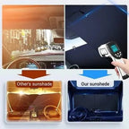 Self-retracting sunshade for the car – With heat shield & quick cooling function