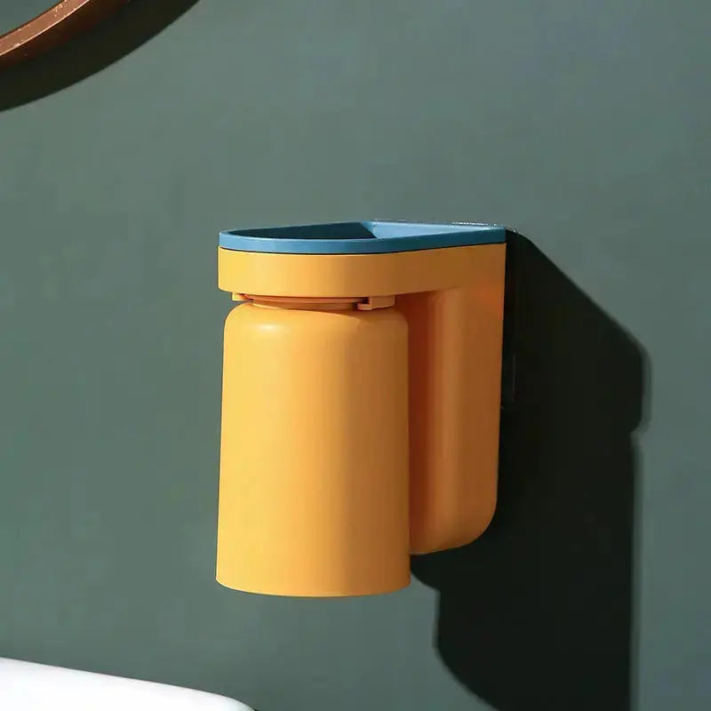 Wall-mounted adhesive toothbrush holder – stress-free & tidy storage