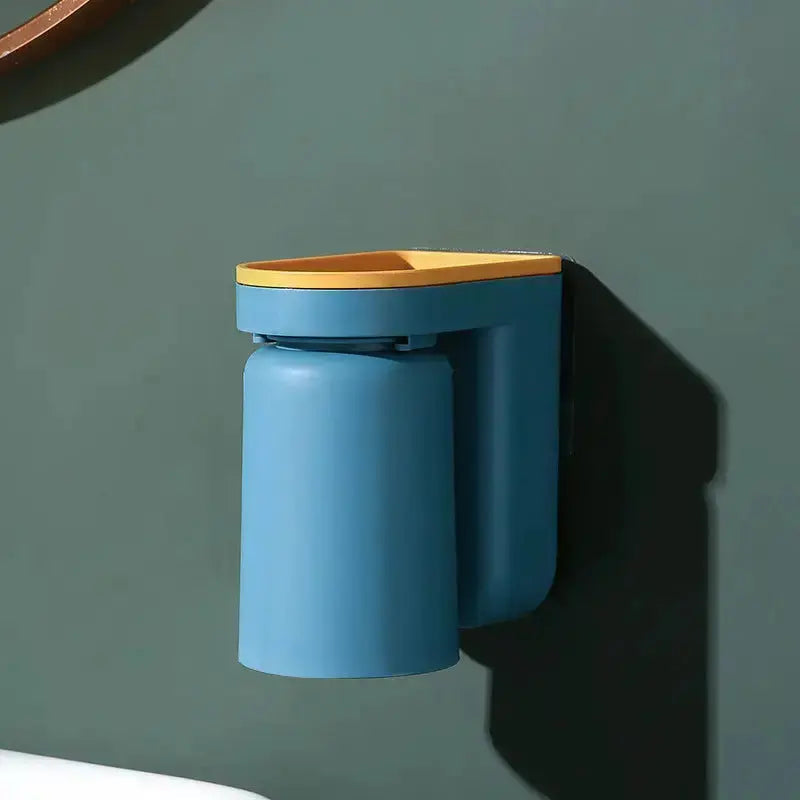 Wall-mounted adhesive toothbrush holder – stress-free & tidy storage