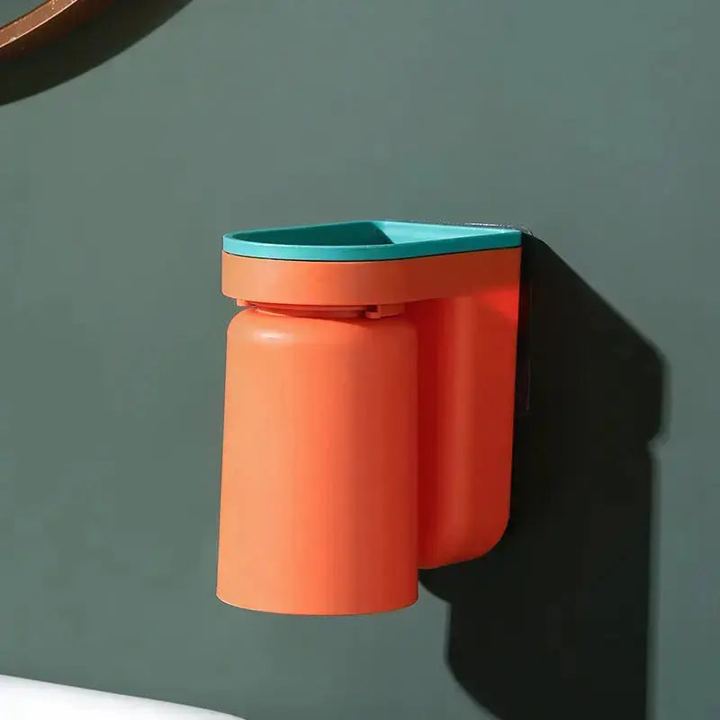 Wall-mounted adhesive toothbrush holder – stress-free & tidy storage