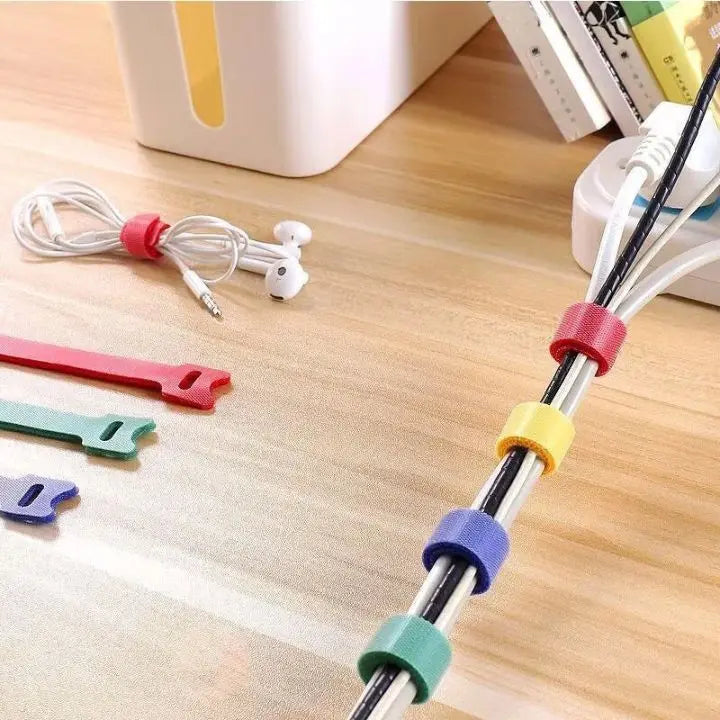 Self-adhesive & Reusable Cable Organizer (50 pieces)