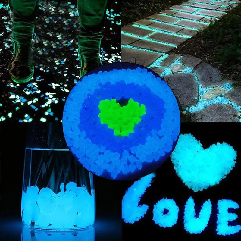 Self-luminous stones – For creative garden design & decoration in the house