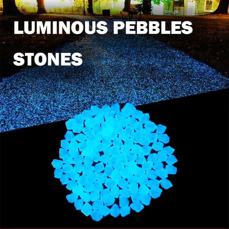 Self-luminous stones – For creative garden design & decoration in the house