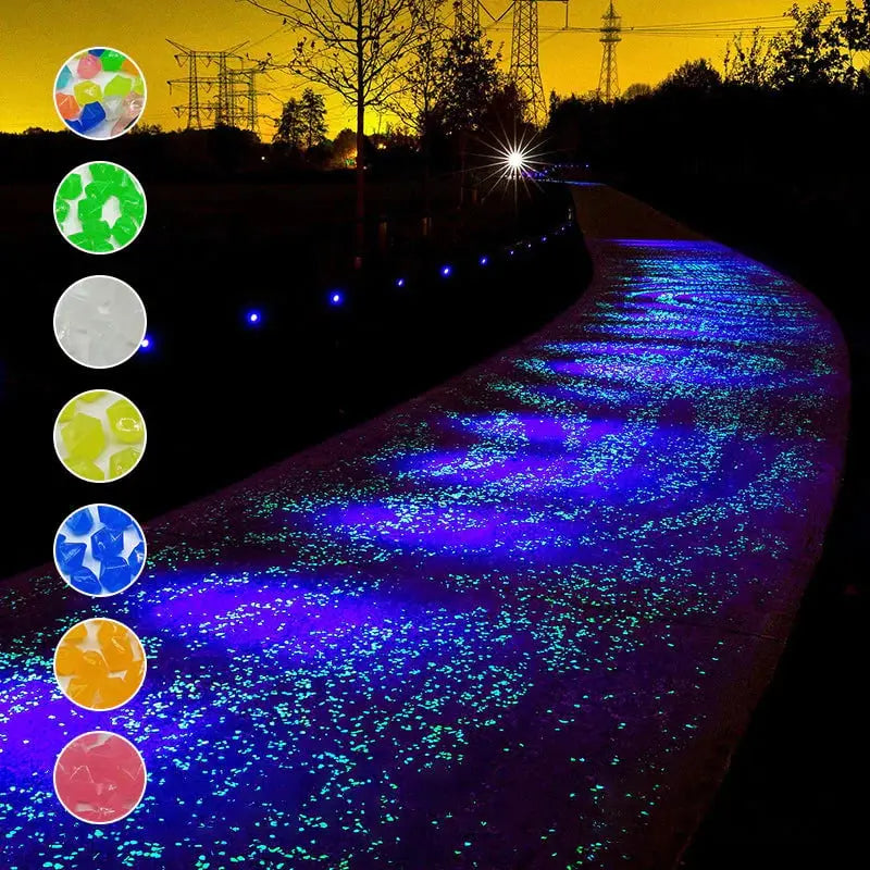 Self-luminous stones – For creative garden design & decoration in the house