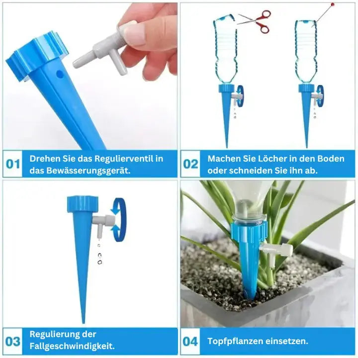 Self-watering Spike for Automatic Plant Care