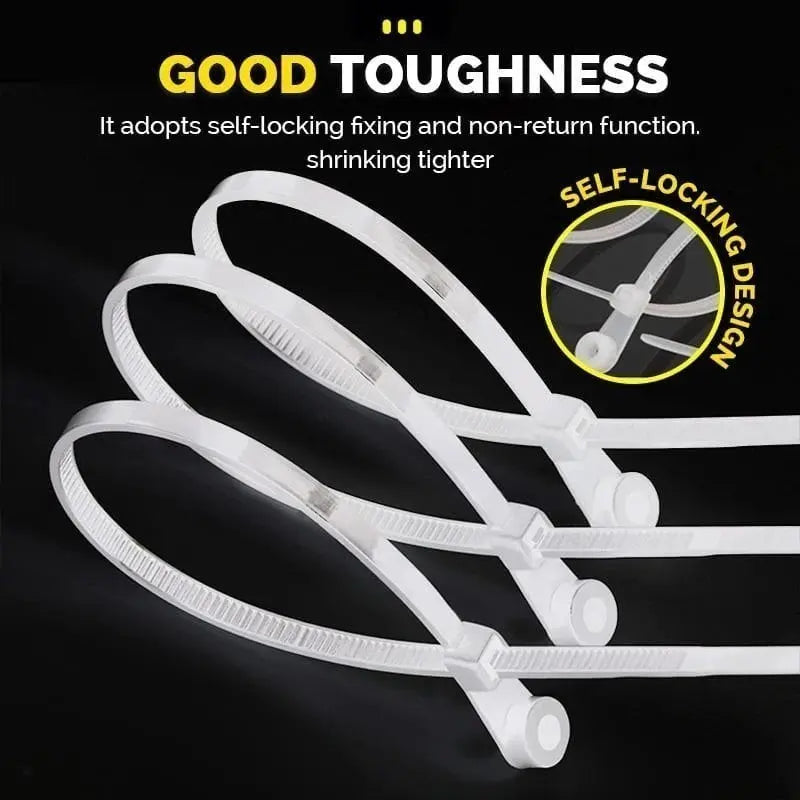 Self-locking Cable Ties with Screw Hole – Tensile Strength up to 22 kg
