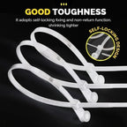 Self-locking Cable Ties with Screw Hole – Tensile Strength up to 22 kg