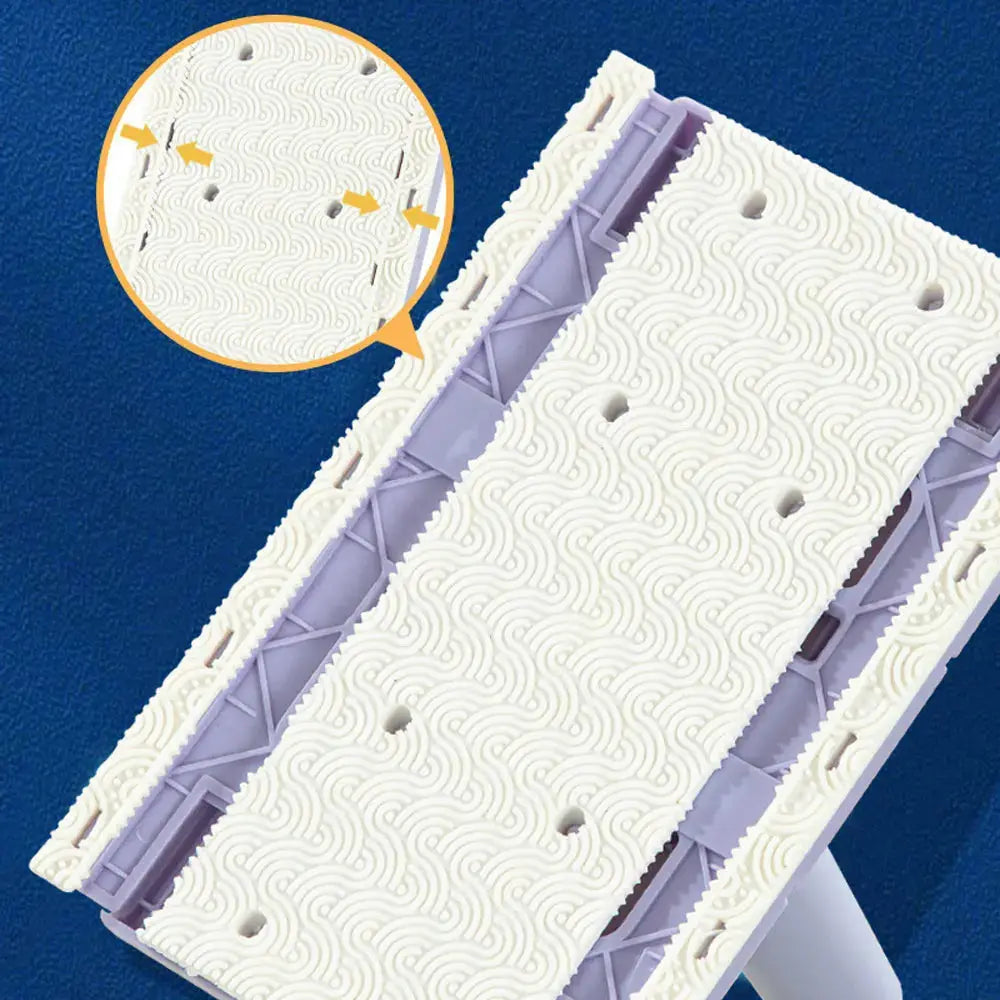 Self-changable flat mop (NOW 180% larger) + 4 cleaning cloths