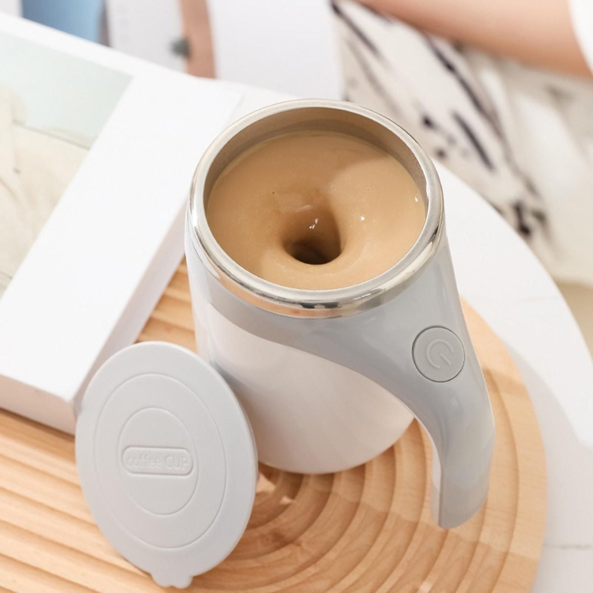 Stirring cup - Stir without spilling - Effortless enjoyment!