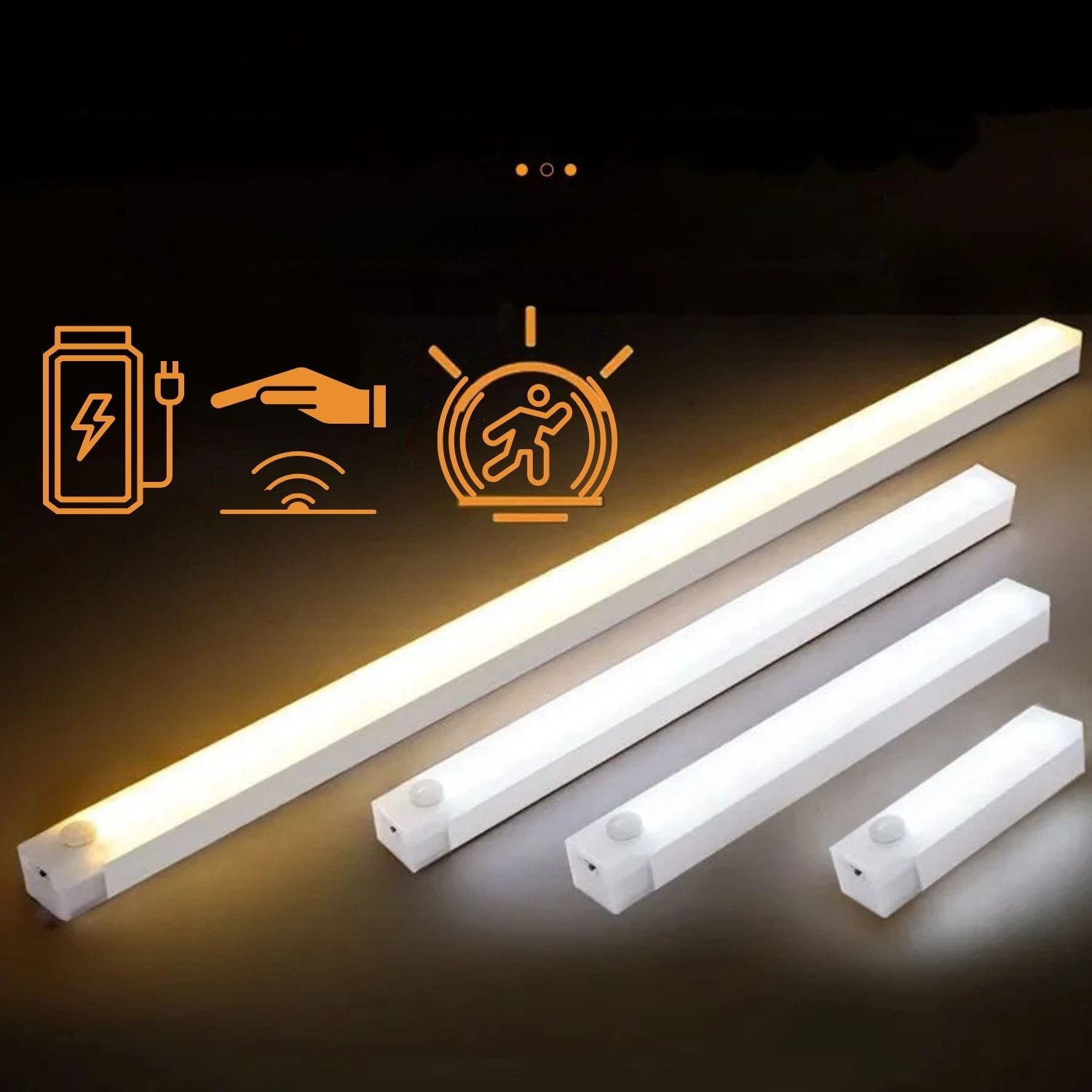 SenseLite Motion LED | Rechargeable Sensor Light with Magnet Mount | Warm White | For Closet, Bed & Hallway