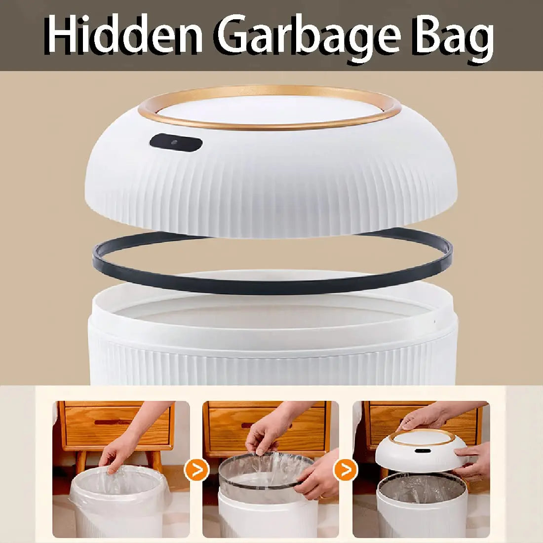 Sensor Trash Can – Odor-Proof & Stylish in Design