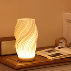 Designer LED table lamp with soft light for cozy interiors