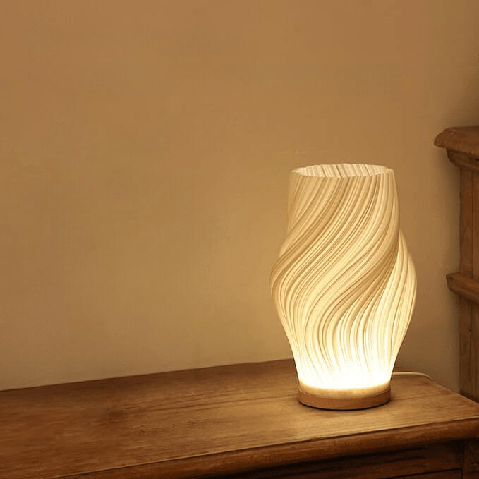 Designer LED table lamp with soft light for cozy interiors
