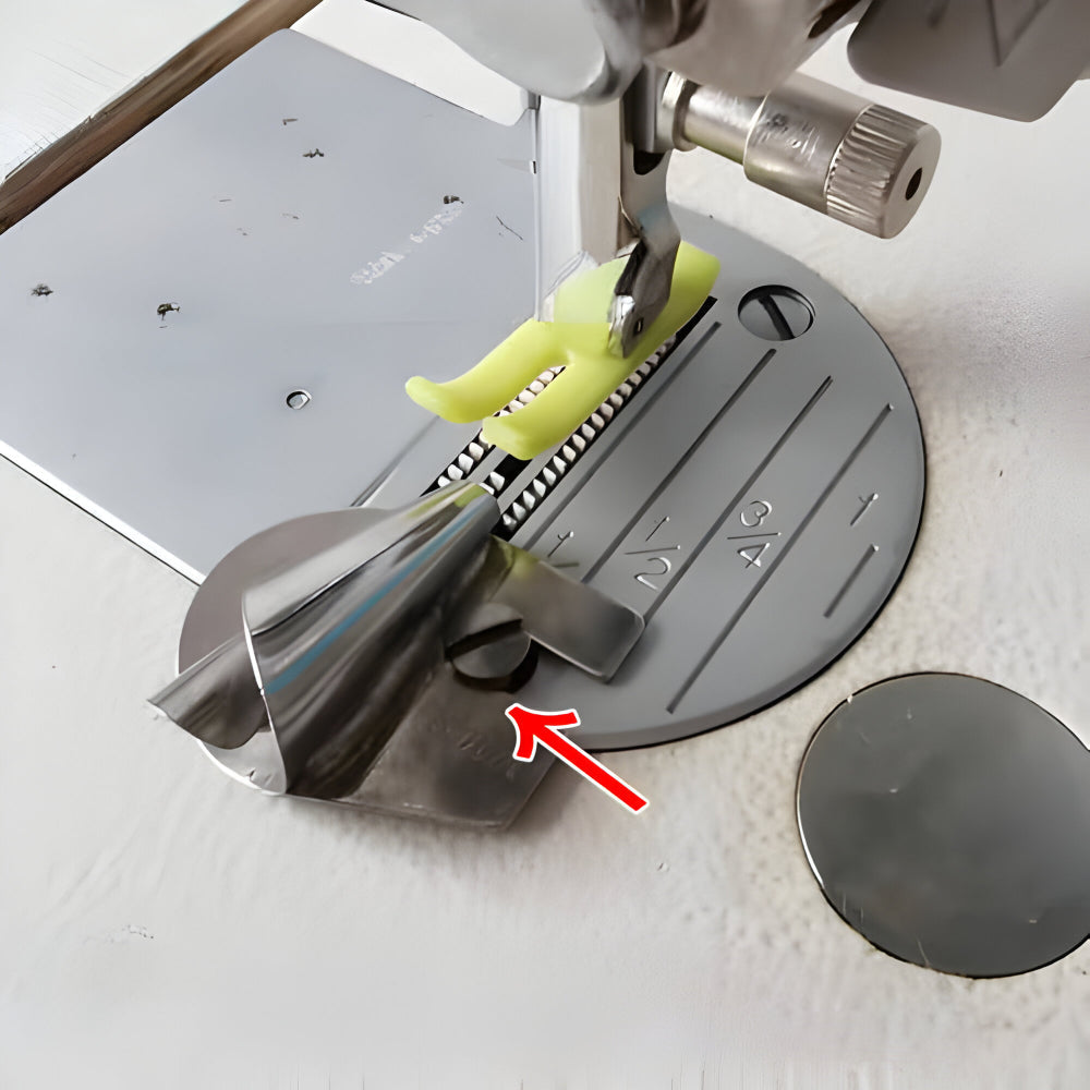 Sewing Machine Stainless Steel Hemmer Foot Set