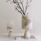 White Onyx Flower Vase