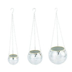 GlowSphere Lunara | Disco Plant Hanger | Retro Design | For Boho & Urban Jungle Styles