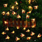 Enchanting Solar-Powered Bee String Lights with Multiple Modes