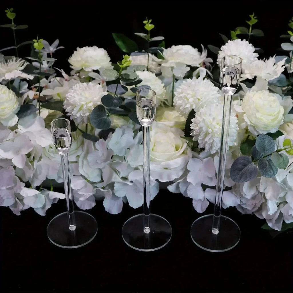 LumenAcry Acrylic Candle Holder Set (3-piece)