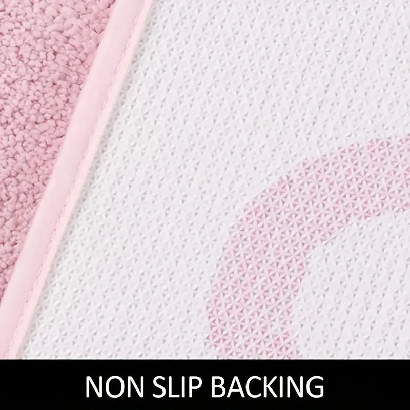 BlushNaked Tufted Design Rug – Pink "Get Naked" Bath & Living Rug