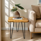 Natural Wooden Side Table