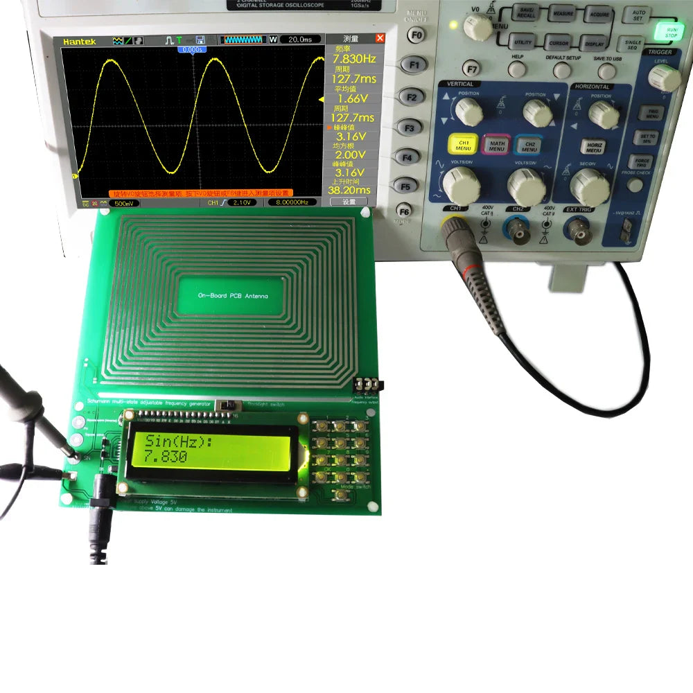 Schumann resonance frequency wave generator