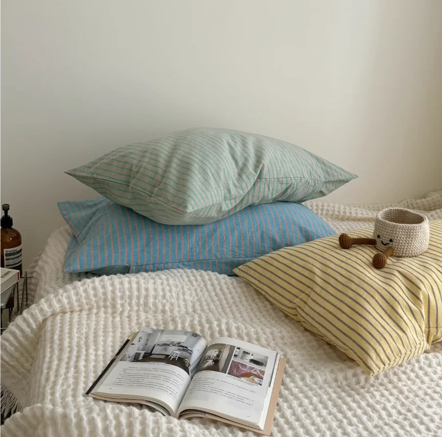 Modern Simple Striped Pillowcase