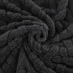 Jacquard Fleece Blanket CozyWeave | Single Layer & Double Sided | Soft Tafu & Shu Cotton Fleece | For Autumn & Winter