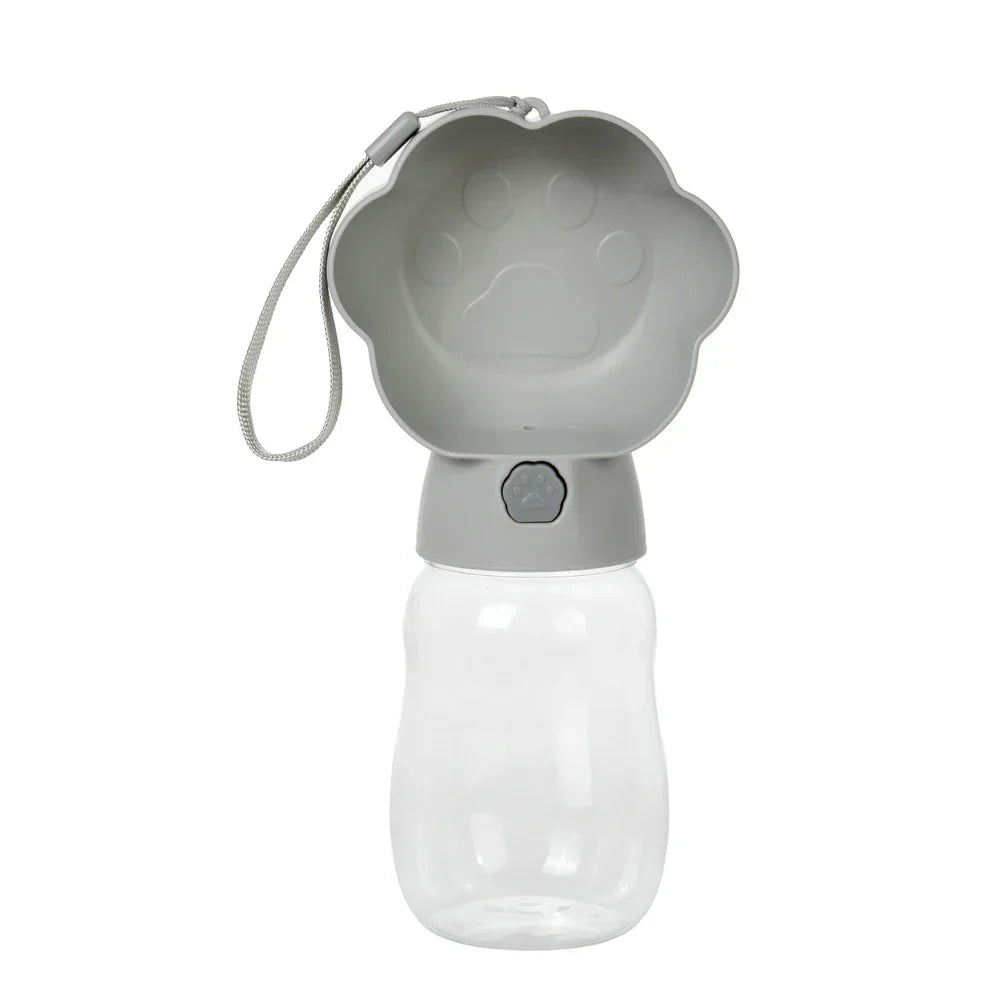 Droppa DuoBottle Drink Bottle | 2-in-1 Water & Food Dispenser for Dogs & Cats | Leaksproof & Portable | 380 ml / 530 ml