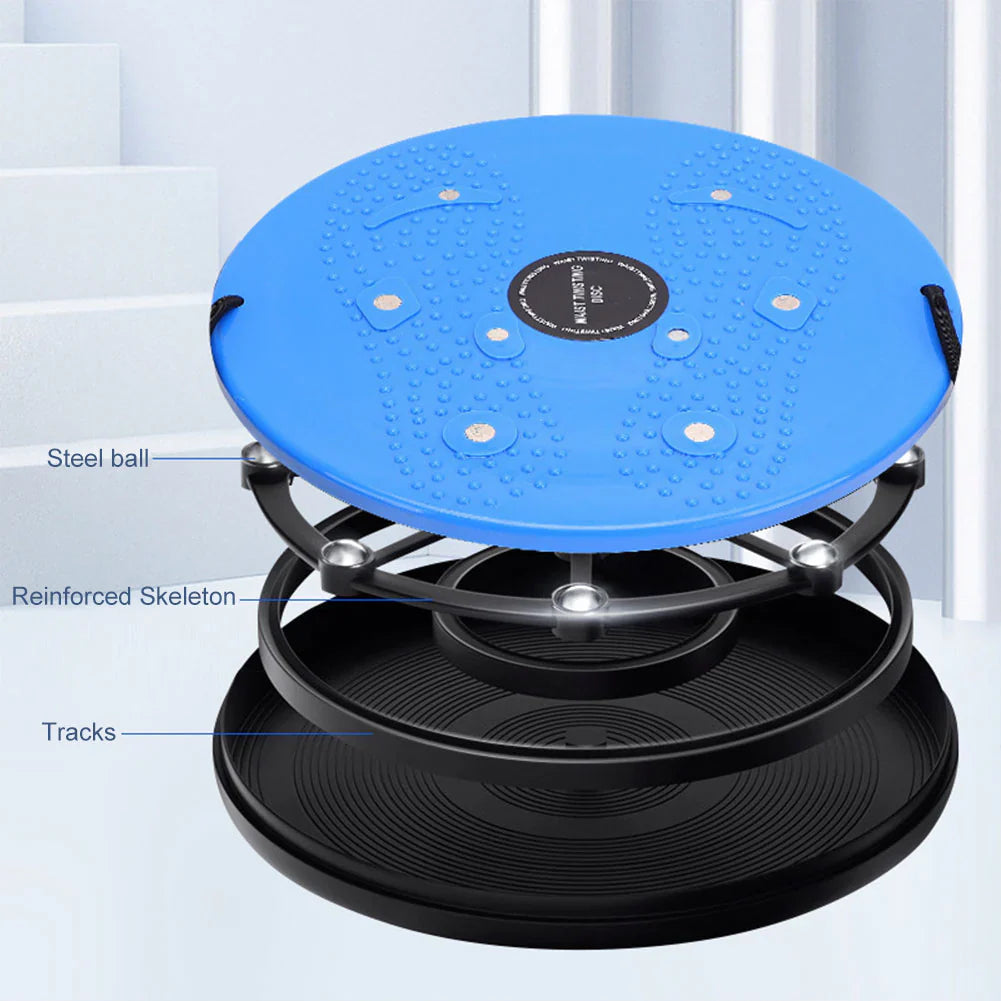 Waist Whisper Twisting Disc Pro | Magnetic Massage Balance Board for Core Strength & Waist Training at Home