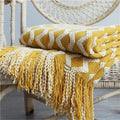 YELLOW BOHO CHECK PATTERN