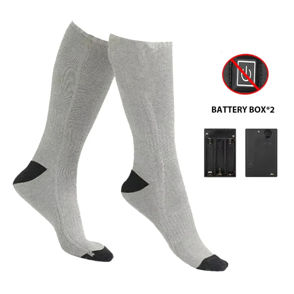 HeatWear Rechargeable Socks with Battery Box | Electric Heating Socks for Women & Men | Warm Socks for Skiing, Hiking & Outdoor